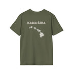Kamaaina Hawaii Island T-Shirt  Back Design