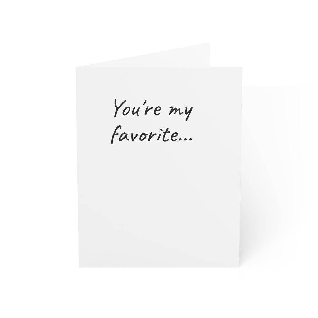 “You my favorite, even when you eating the last spam musubi.” Hawaii Single Valentines Day Card