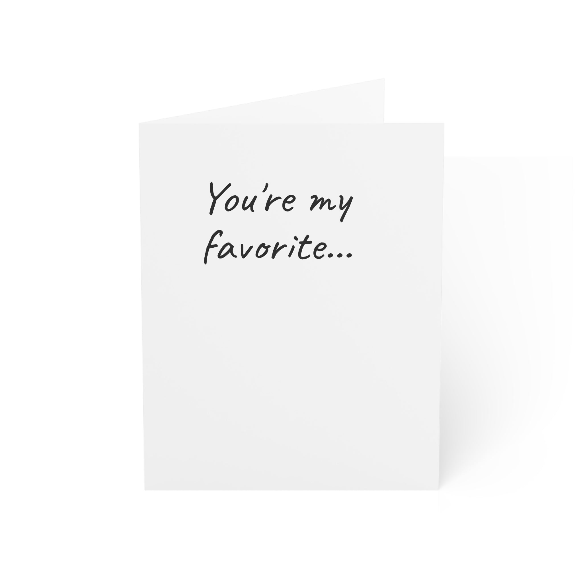 “You my favorite, even when you eating the last spam musubi.” Hawaii Single Valentines Day Card