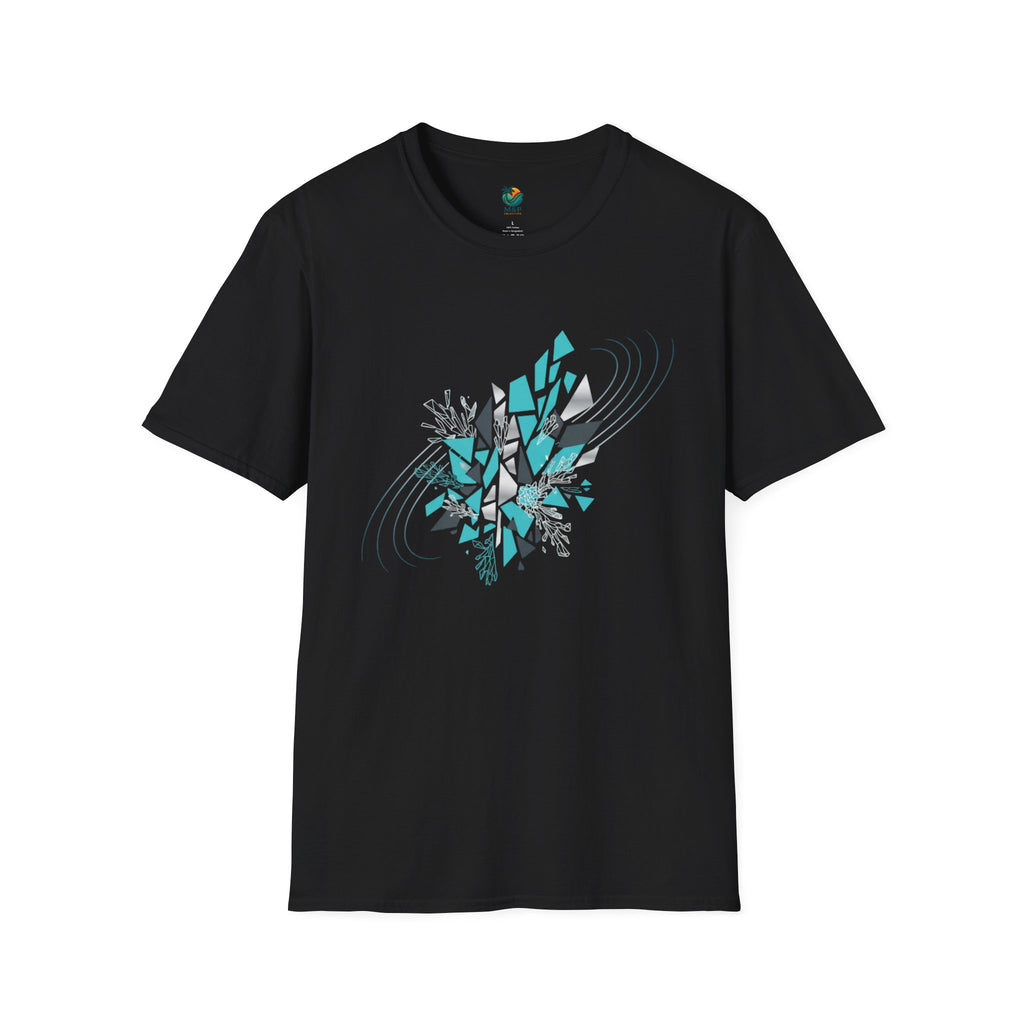 Coral Reef Abstract AI Art T-Shirt by Printify