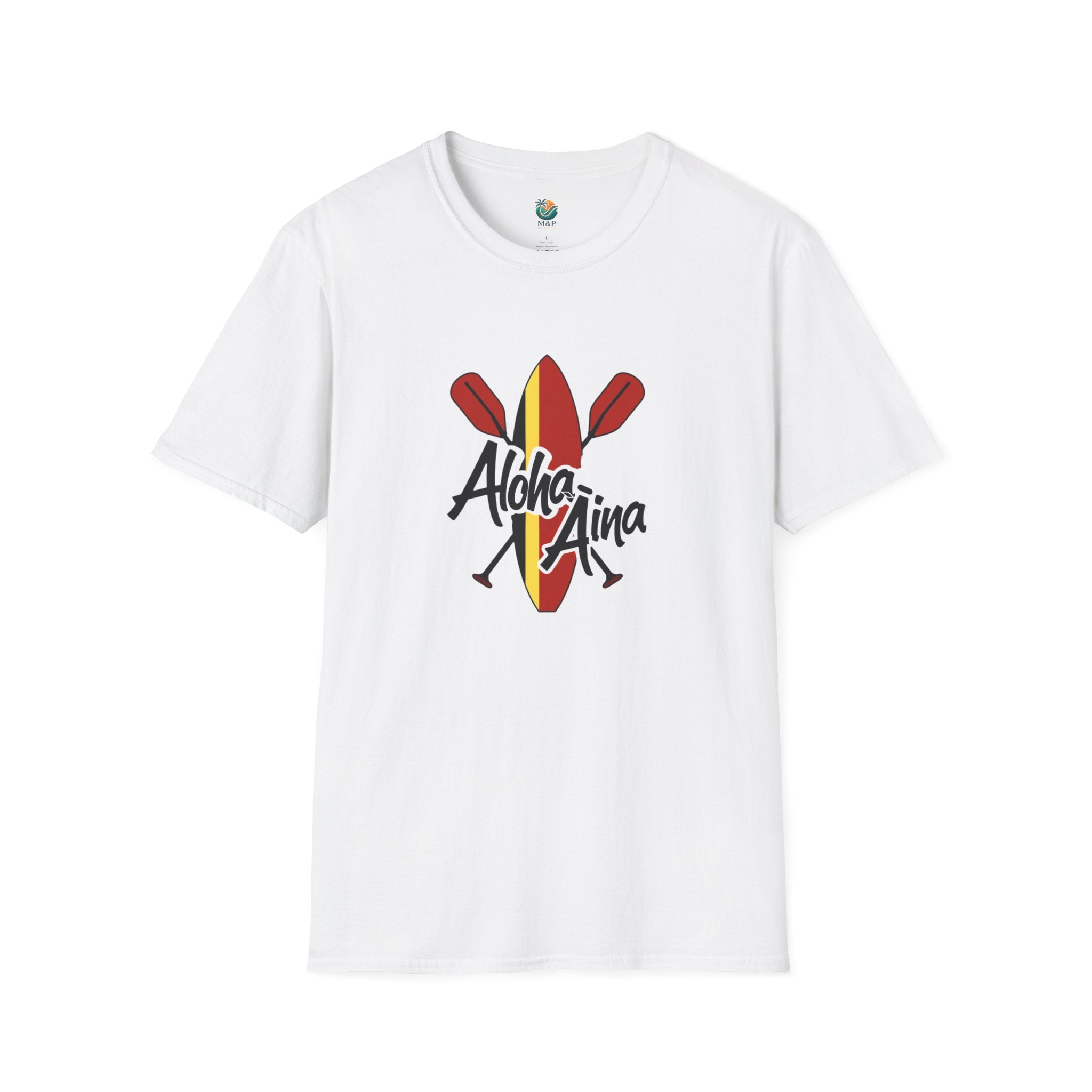 Aloha Aina Surfboard T-Shirt | Hawaiian Surf Graphic