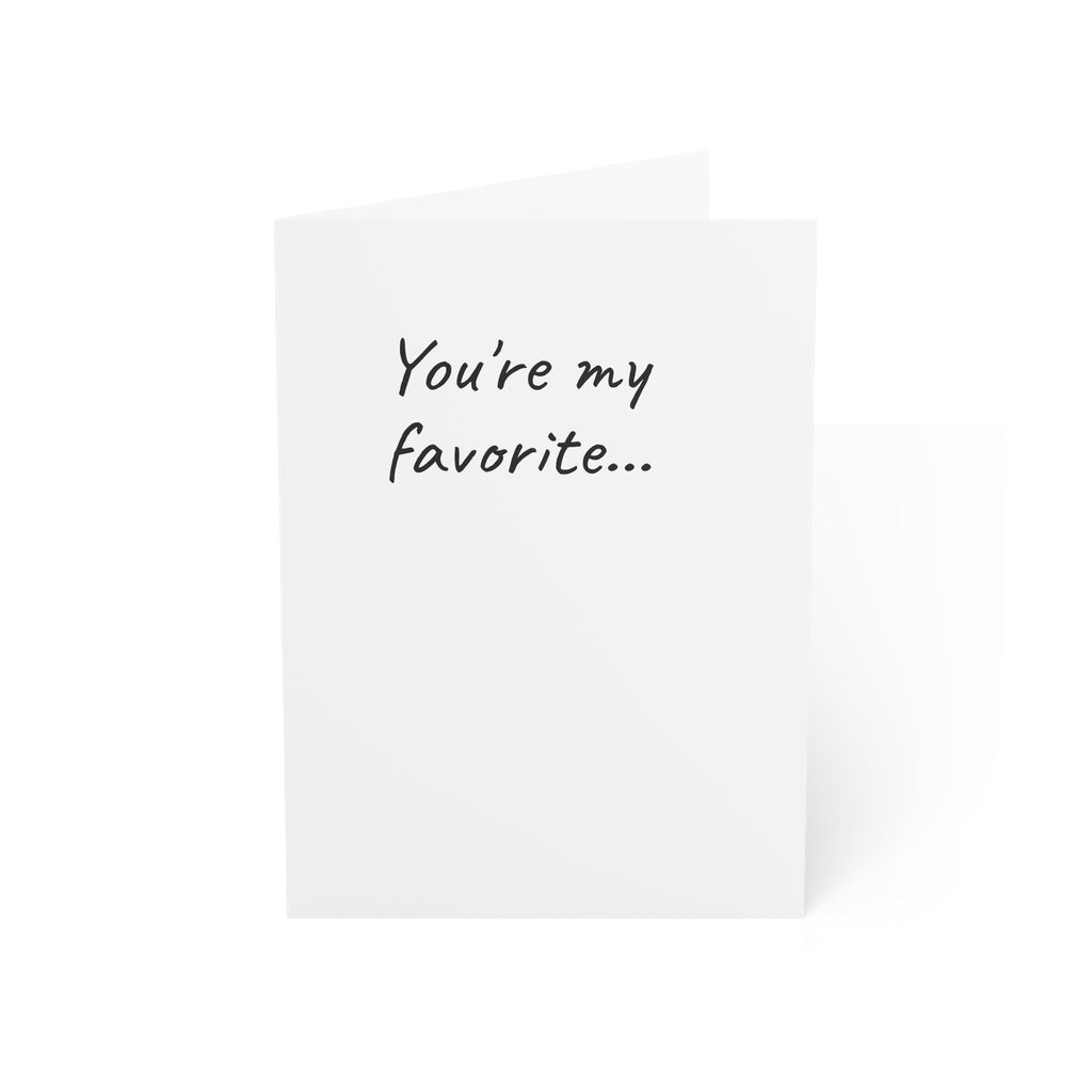 “You my favorite, even when you eating the last spam musubi.” Hawaii Single Valentines Day Card