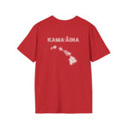 Kamaaina Hawaii Island T-Shirt  Back Design