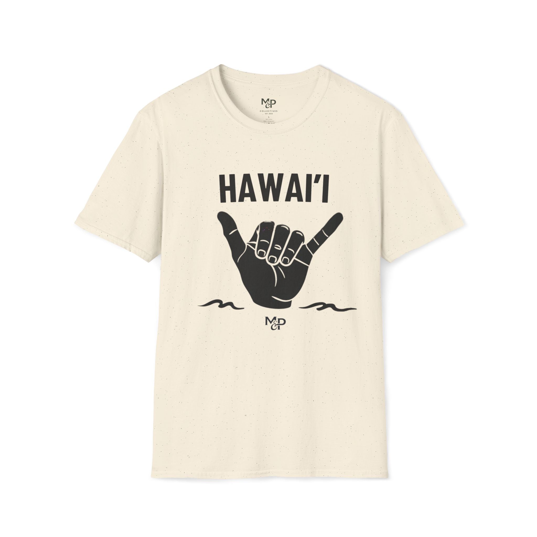 Hawaii Shaka Hand T-Shirt Island Aloha Graphic Tee by Printify