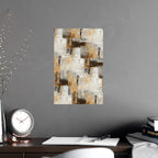 Abstract Wall Art Print Neutral Poster Pattern