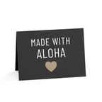 Made with Aloha Greeting Card | Folded Note Card with Heart by Printify