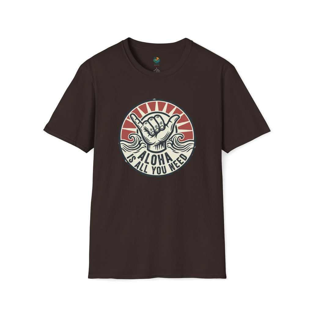 Aloha Is All You Need Shaka T-Shirt by Printify