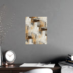 Abstract Wall Art Print Neutral Poster Pattern