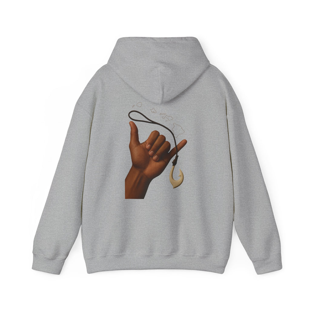Fisher of Men Shaka Fishhook Hoodie by Printify