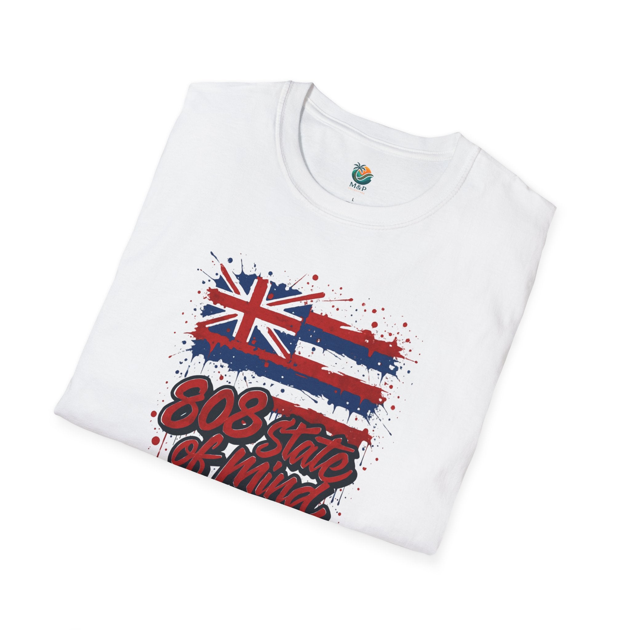 808 State of Mind Red Font Unisex T-Shirt