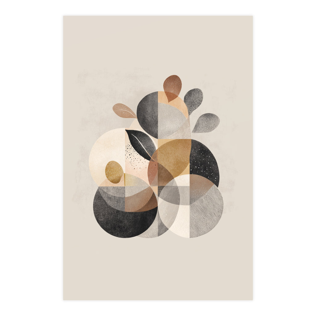 Abstract Wall Art Print Neutral Poster