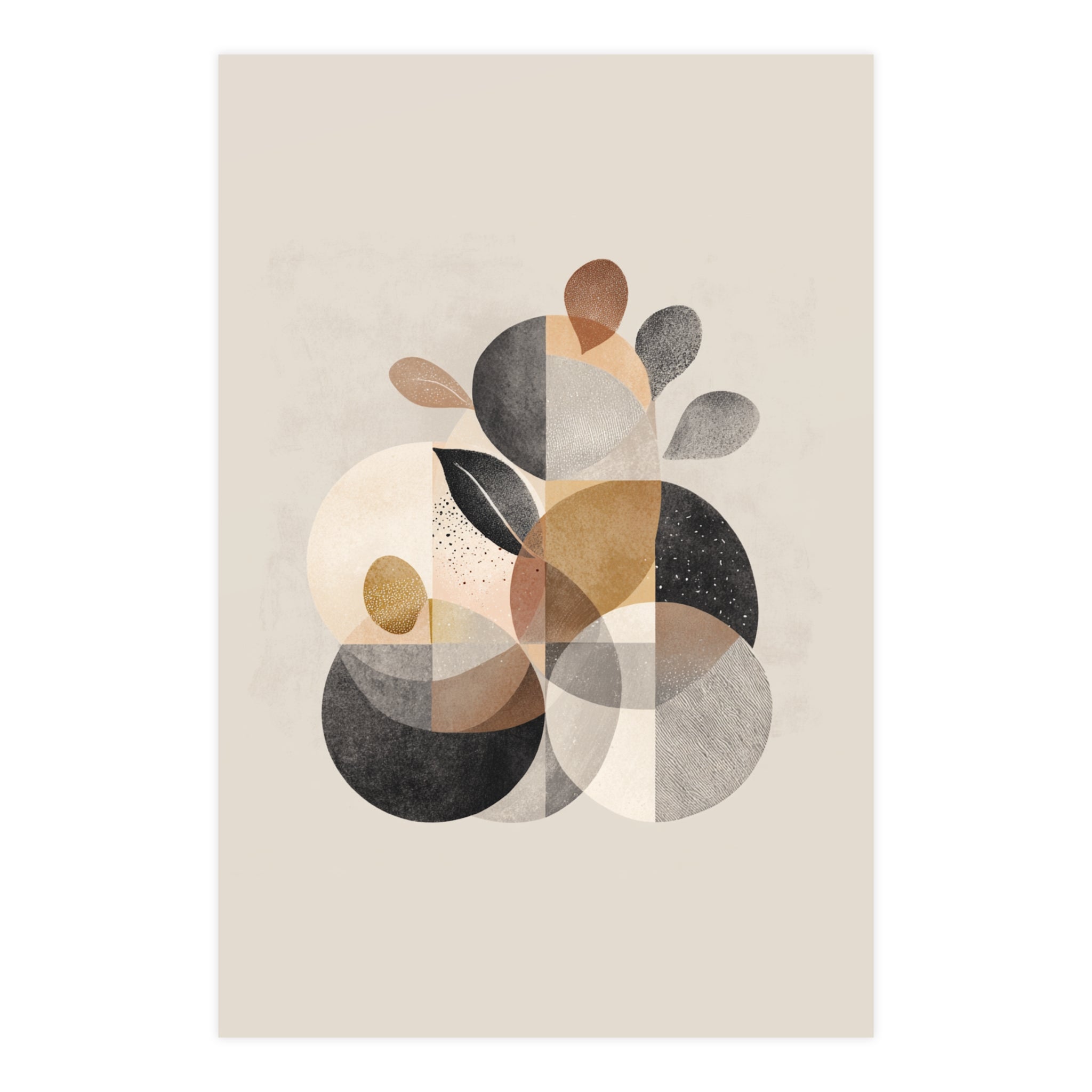 Abstract Wall Art Print Neutral Poster
