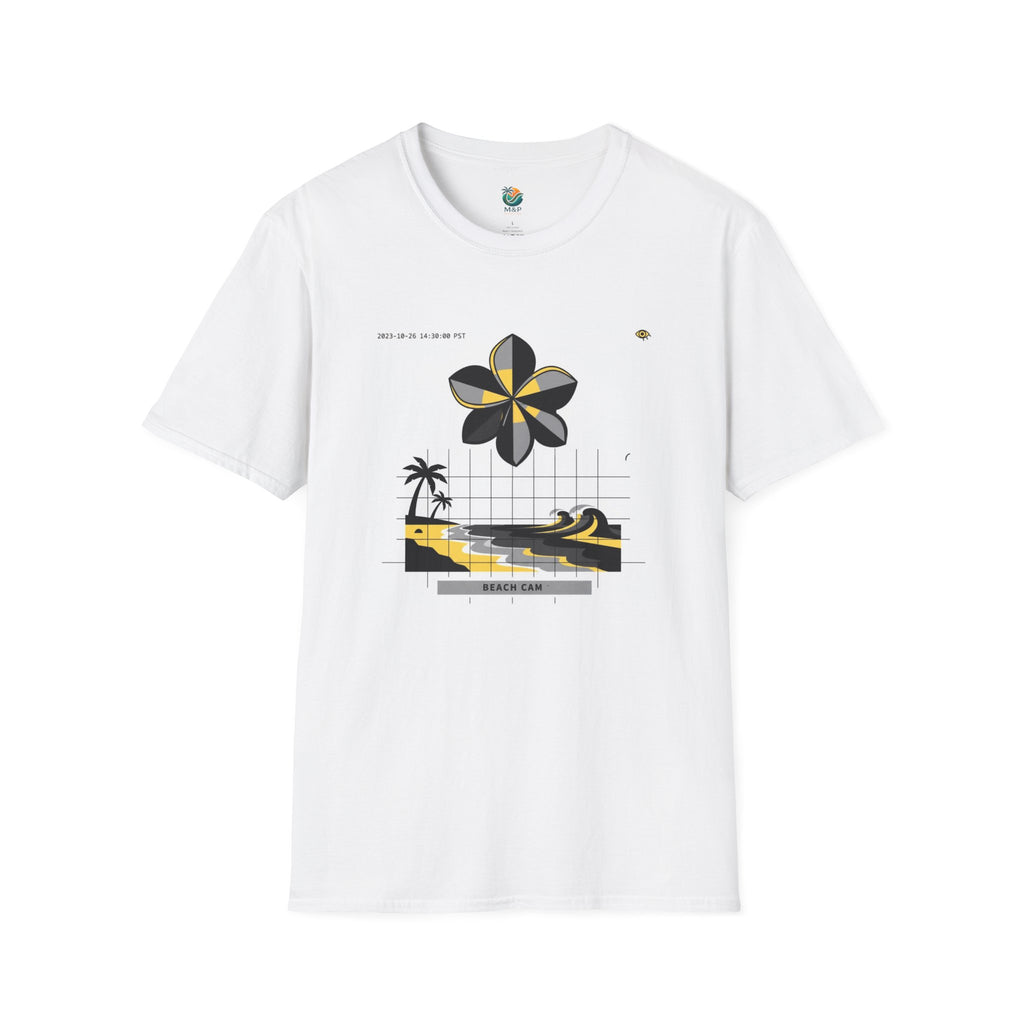 Hawaii Beach Surveillance T-Shirt by Printify