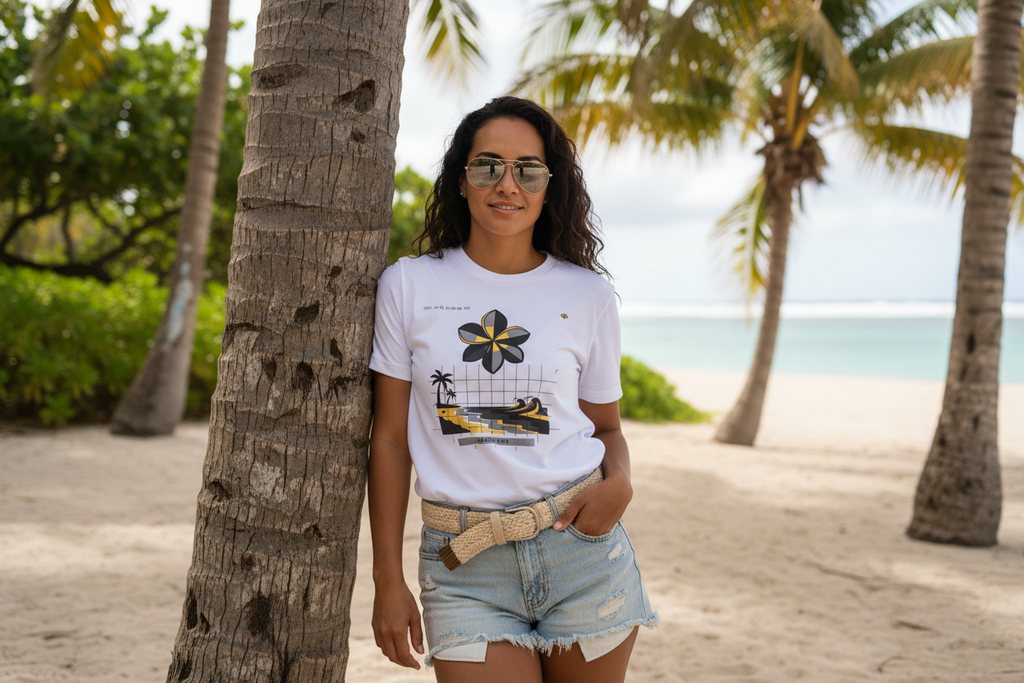 Hawaii Beach Surveillance T-Shirt by Printify