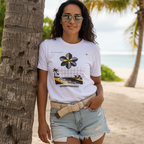 Hawaii Beach Surveillance T-Shirt by Printify