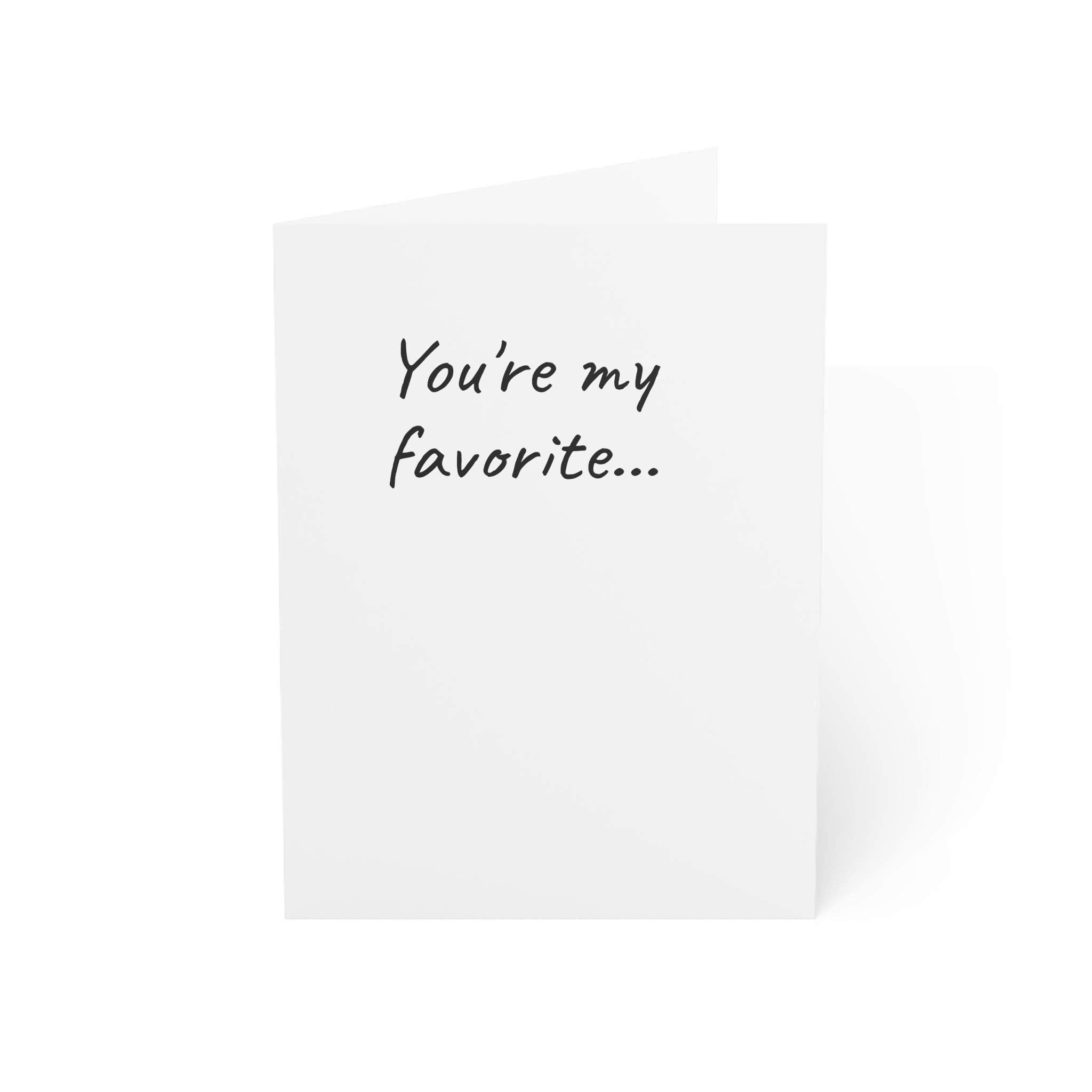 “You my favorite, even when you eating the last spam musubi.” Hawaii Single Valentines Day Card