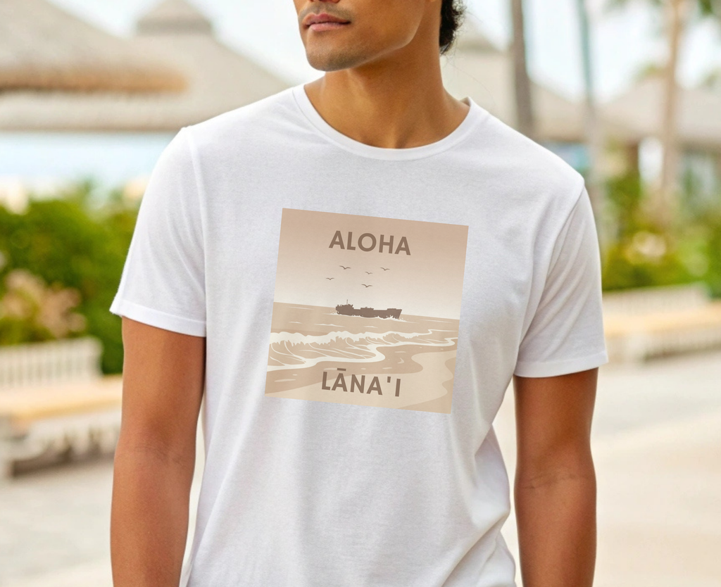 Aloha Lānaʻi Shipwreck Unisex T-Shirt by Printify