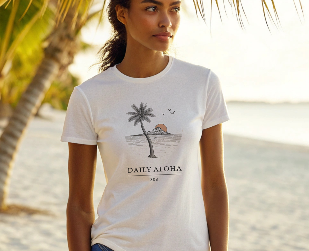Daily Aloha Unisex T-Shirt by Printify