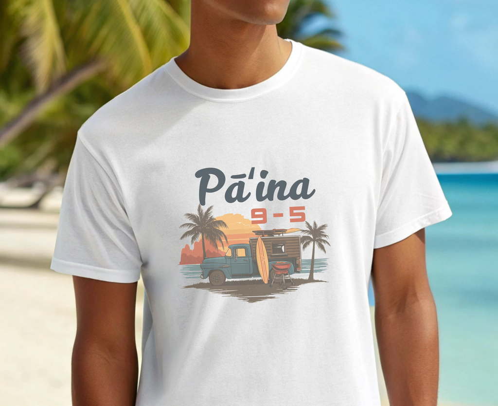 Pāʻina 9 to 5 Unisex T-Shirt by Printify