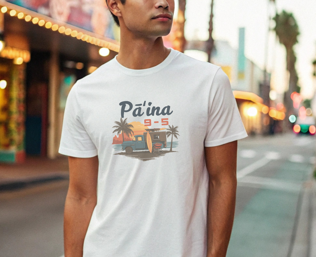 Pāʻina 9 to 5 Unisex T-Shirt by Printify