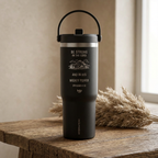Be Strong in the Lord Scripture Travel Tumbler 32oz | Ephesians 6:10 by Printify