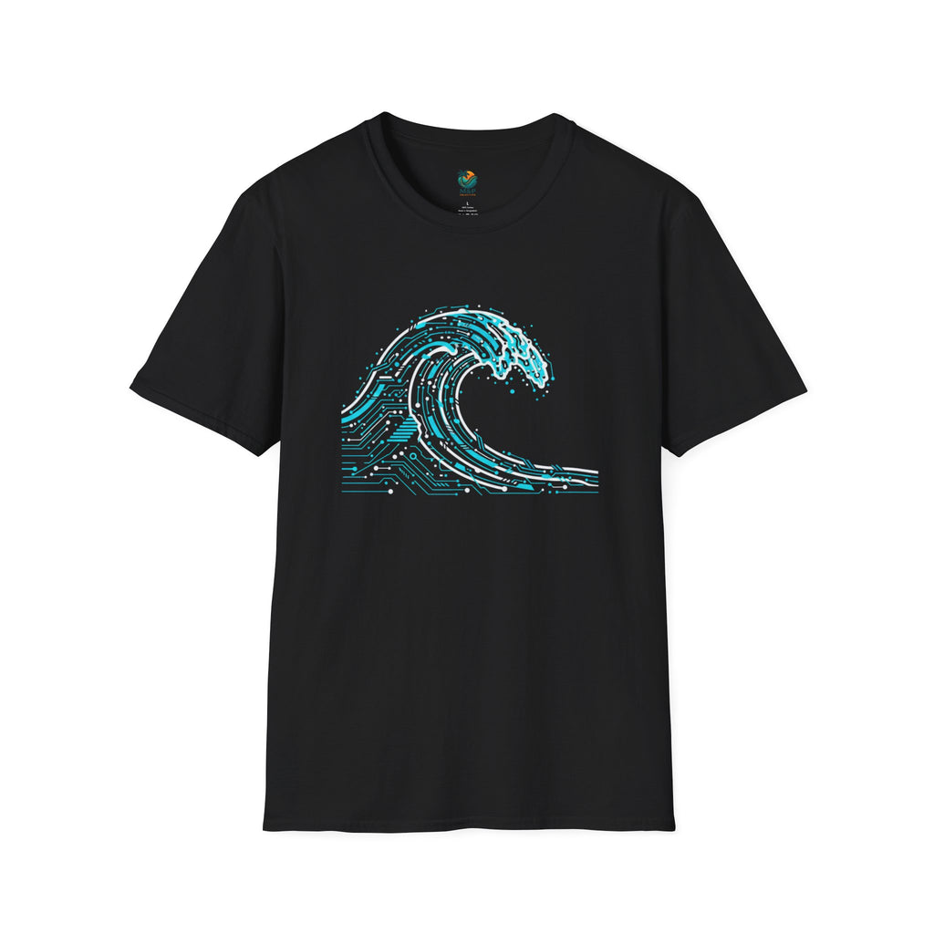 Constellation Wave T-Shirt by Printify