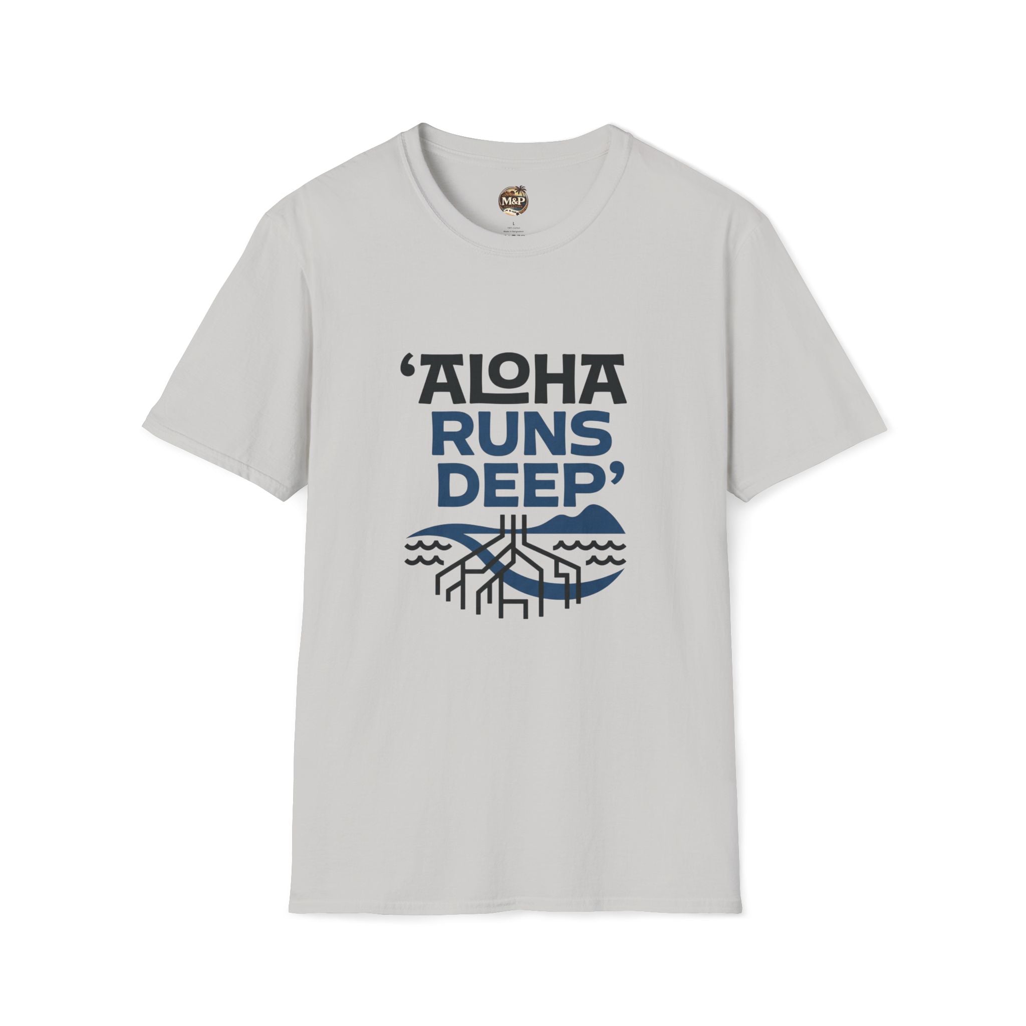 Aloha Runs Deep T-Shirt — Hawaiian Surf Vibe Tee by Printify