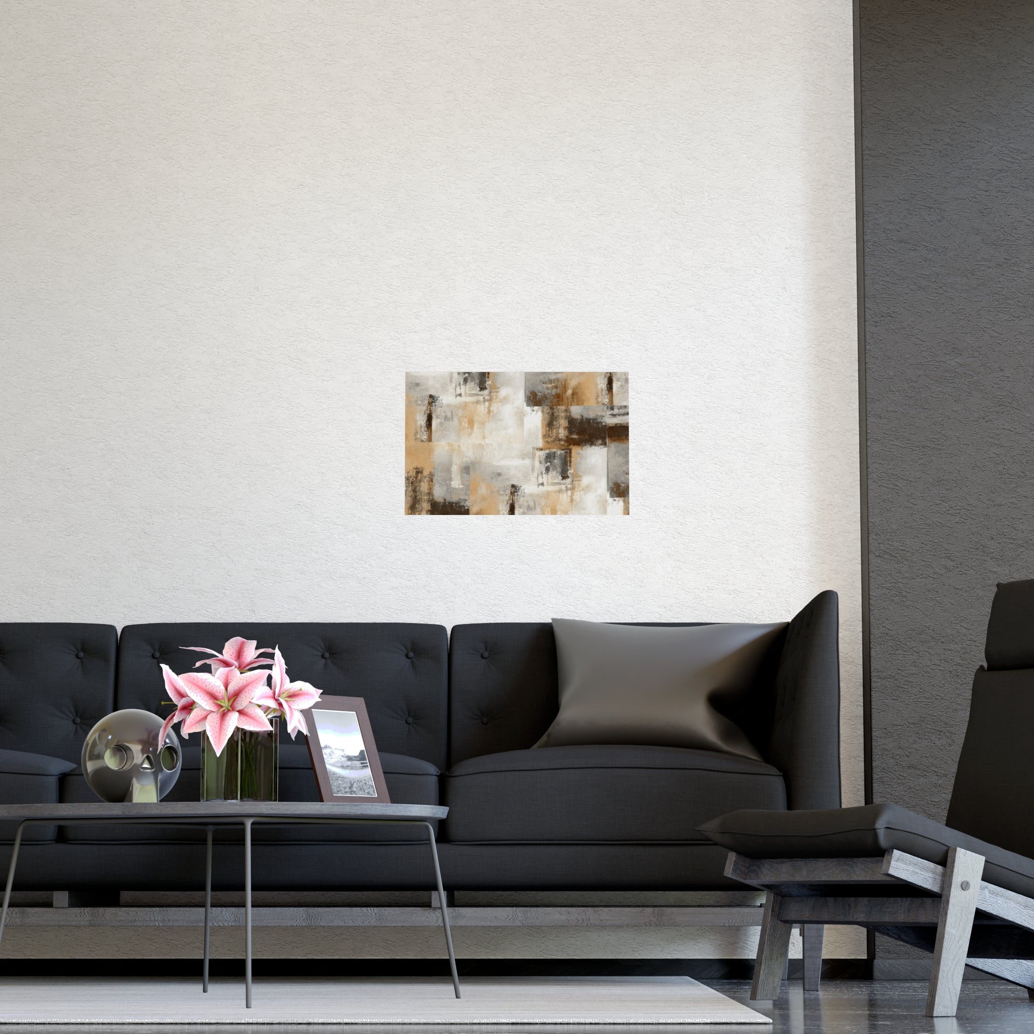 Abstract Wall Art Print Neutral Poster Pattern