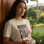 Mommy Pau Hana T-Shirt — Hawaiian Relaxed Mom Tee by Printify