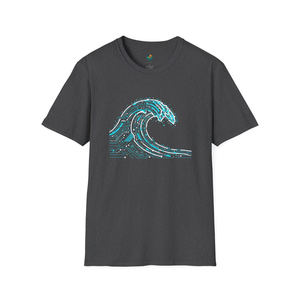 Constellation Wave T-Shirt by Printify