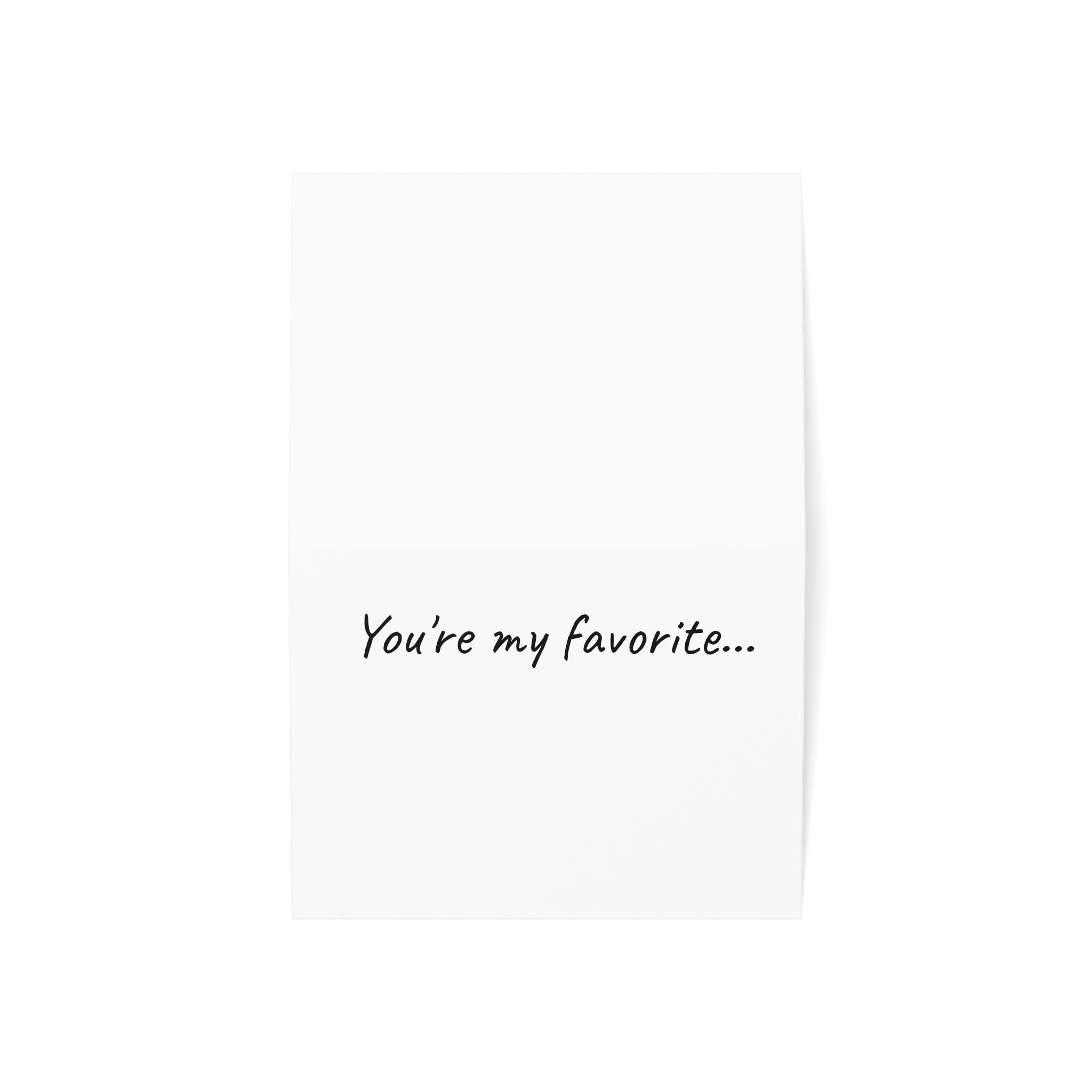 “You my favorite, even when you eating the last spam musubi.” Hawaii Single Valentines Day Card