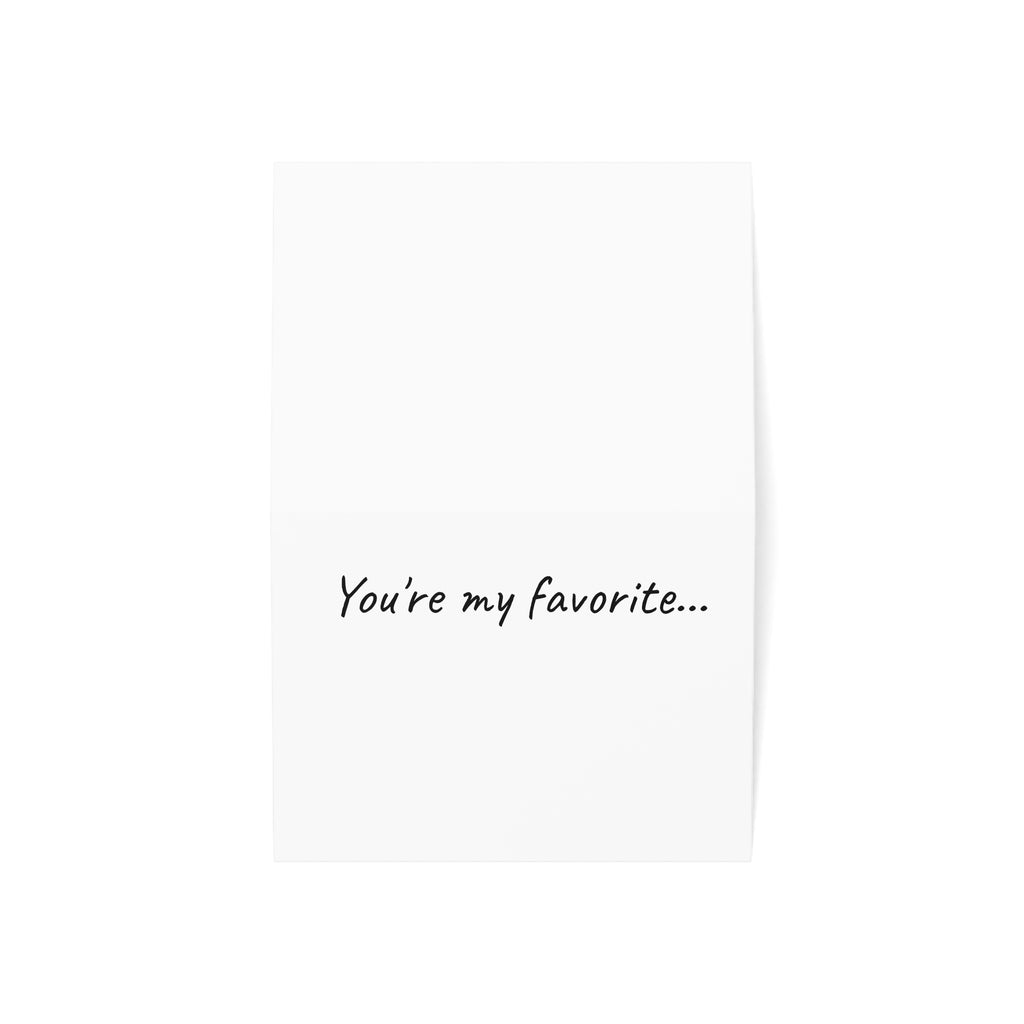 “You my favorite, even when you eating the last spam musubi.” Hawaii Single Valentines Day Card