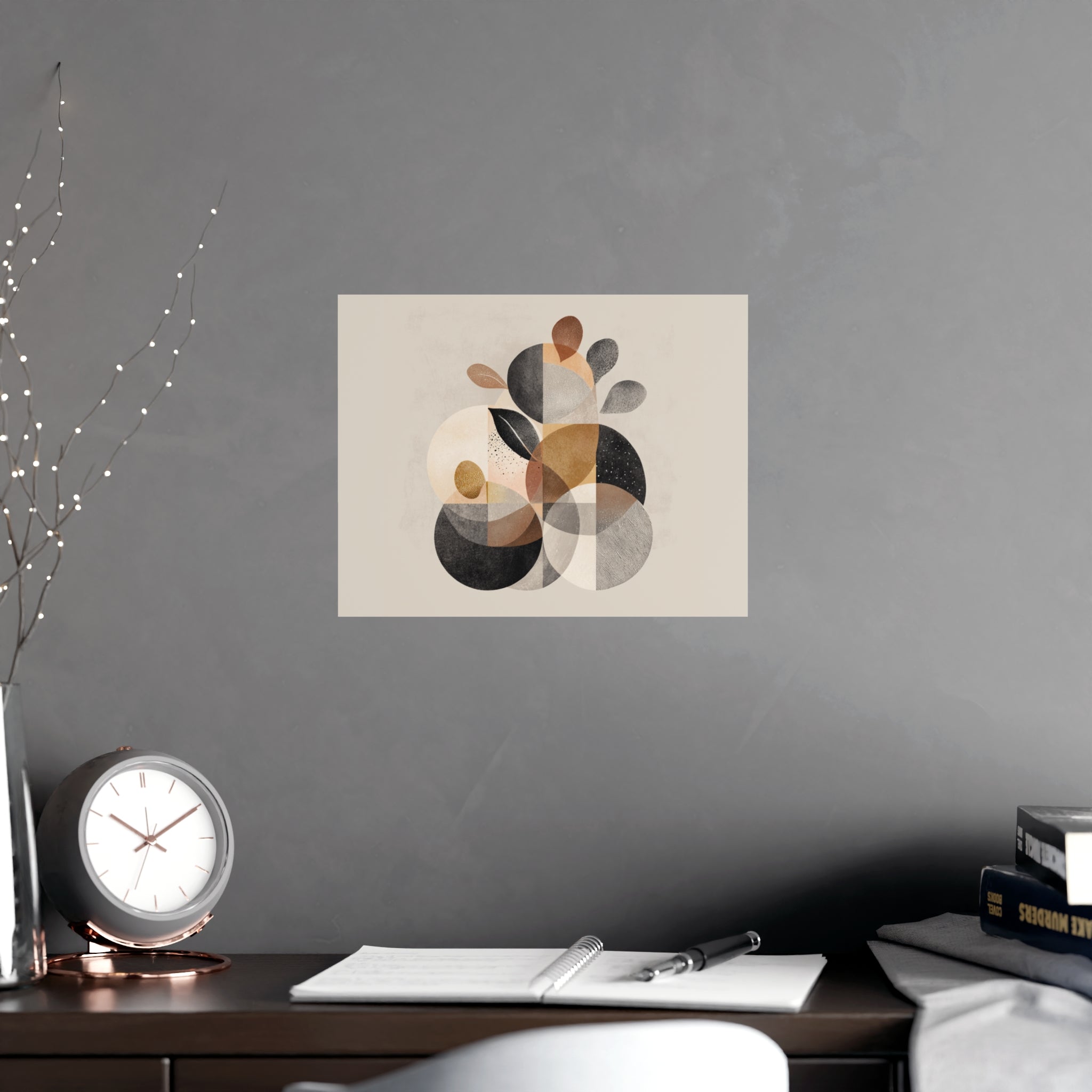 Abstract Wall Art Print Neutral Poster