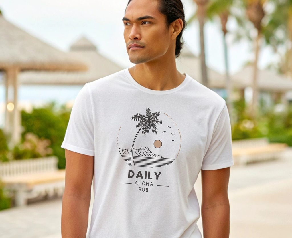 Daily Aloha Unisex T-Shirt by Printify