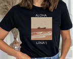 Aloha Lānaʻi Shipwreck Beach Unisex T-Shirt by Printify