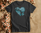 Hawaii at Heart Blue Unisex T-Shirt by Printify