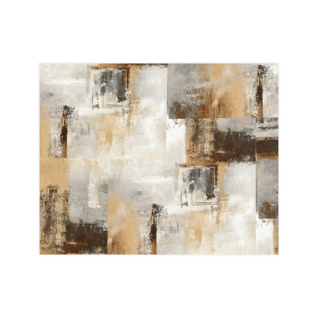 Abstract Wall Art Print Neutral Poster Pattern