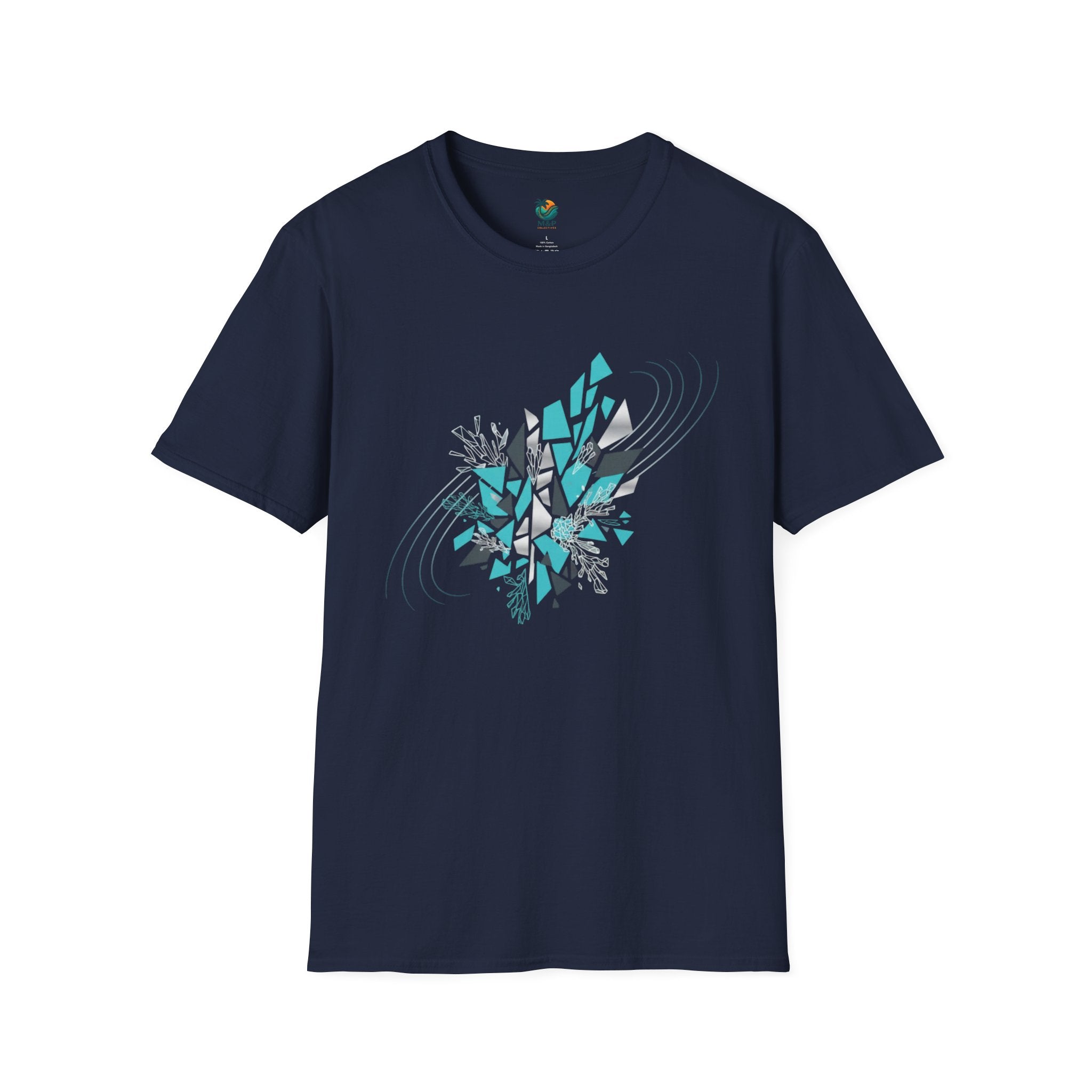 Coral Reef Abstract AI Art T-Shirt