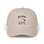 Aloha Hawaii Islands Dad Cap embroidered hat by Printify