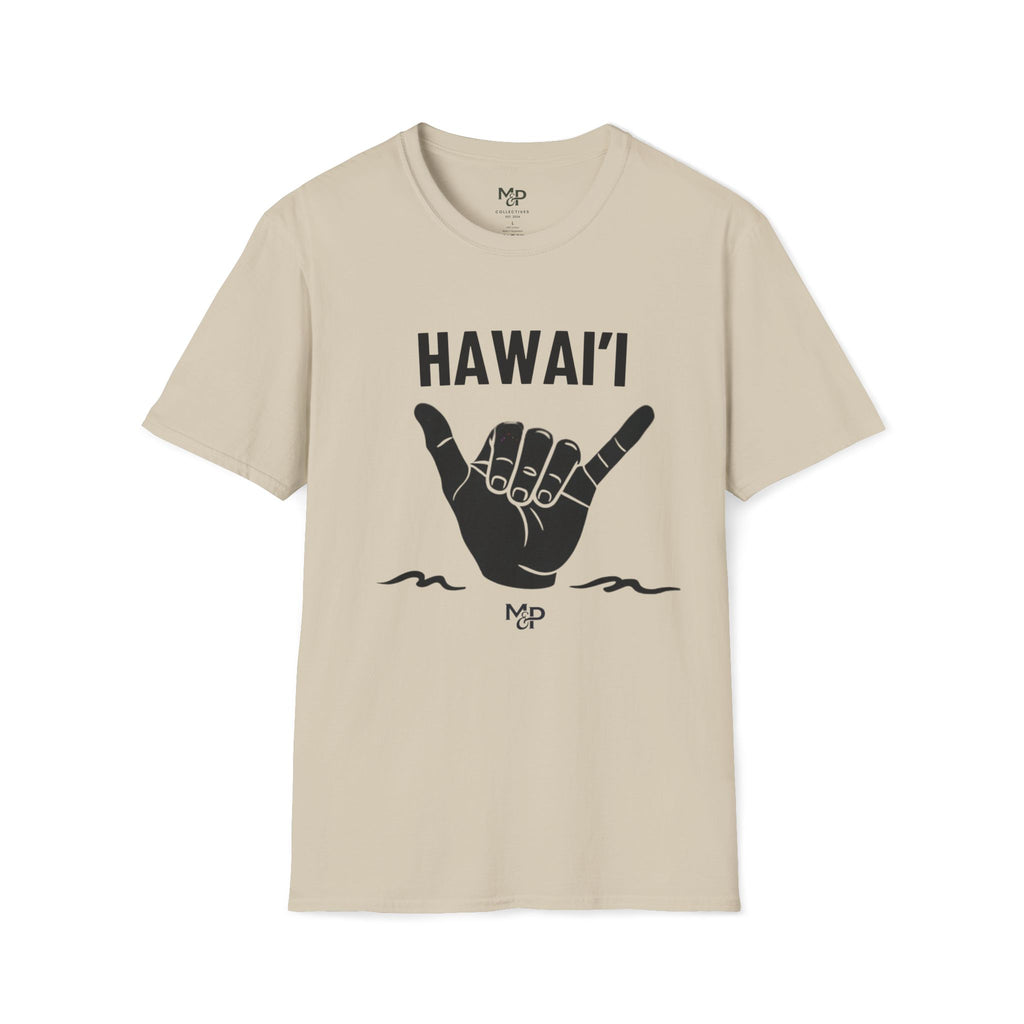Hawaii Shaka Hand T-Shirt Island Aloha Graphic Tee by Printify