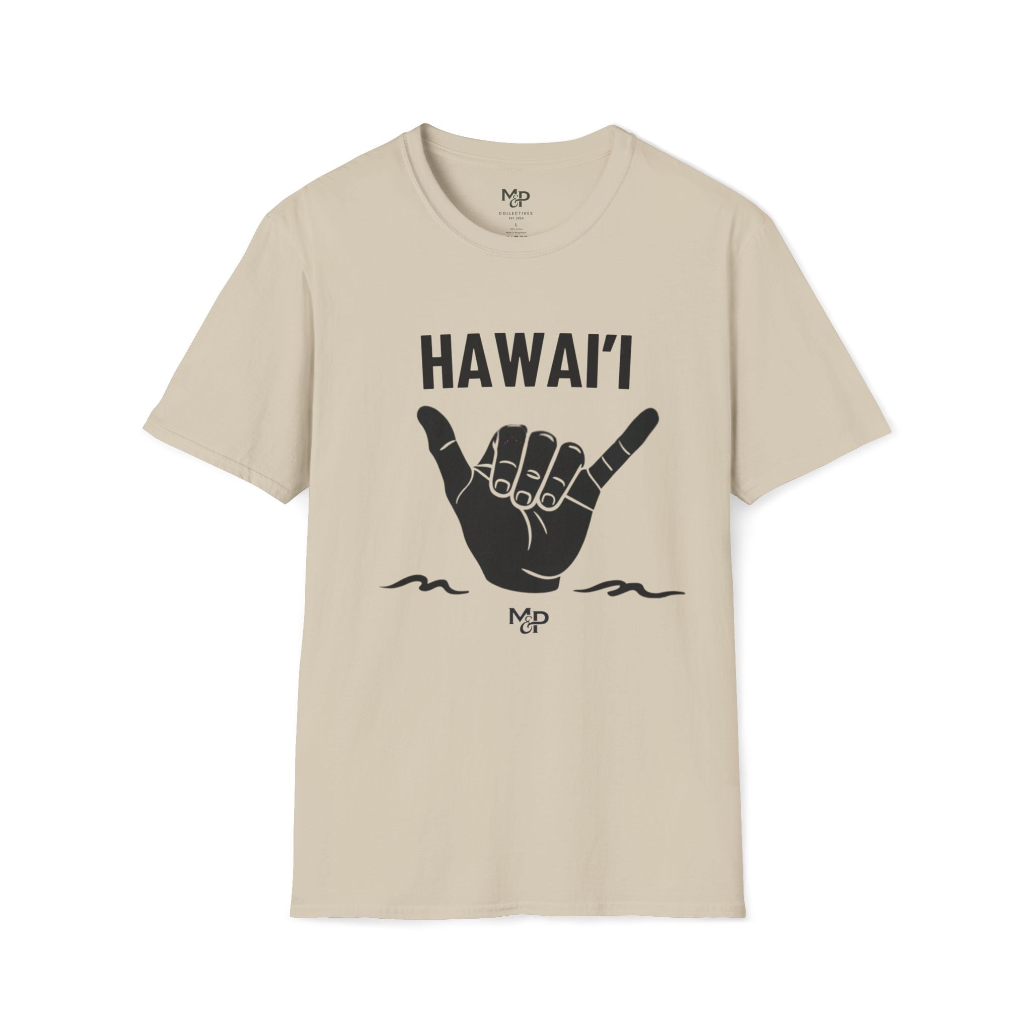 Hawaii Shaka Hand T-Shirt Island Aloha Graphic Tee by Printify
