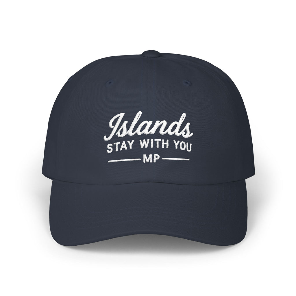 Islands Stay With You Dad Cap | Camo Baseball Hat by Printify