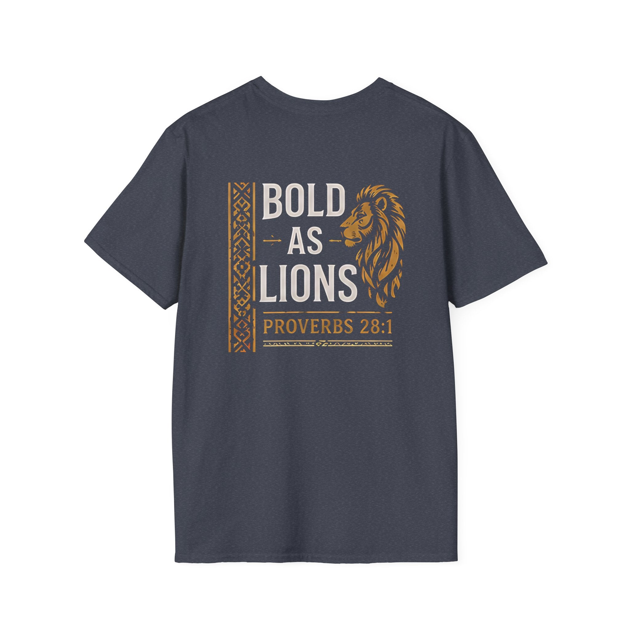 Bold as Lions Proverbs 28:1 Class of 2026 T-Shirt by Printify
