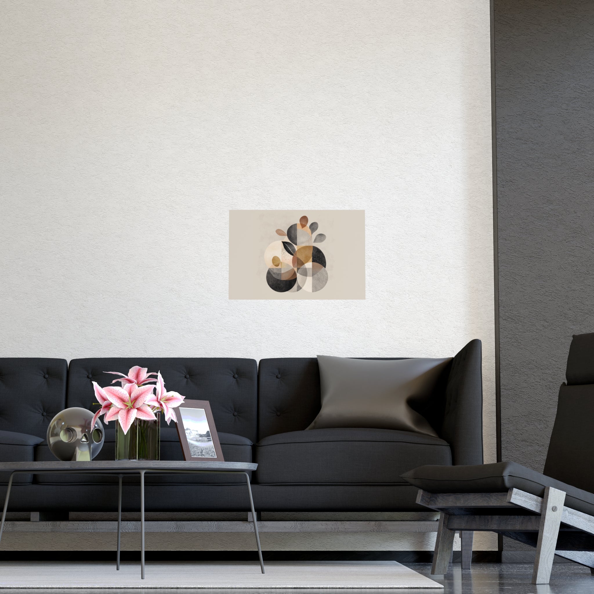 Abstract Wall Art Print Neutral Poster