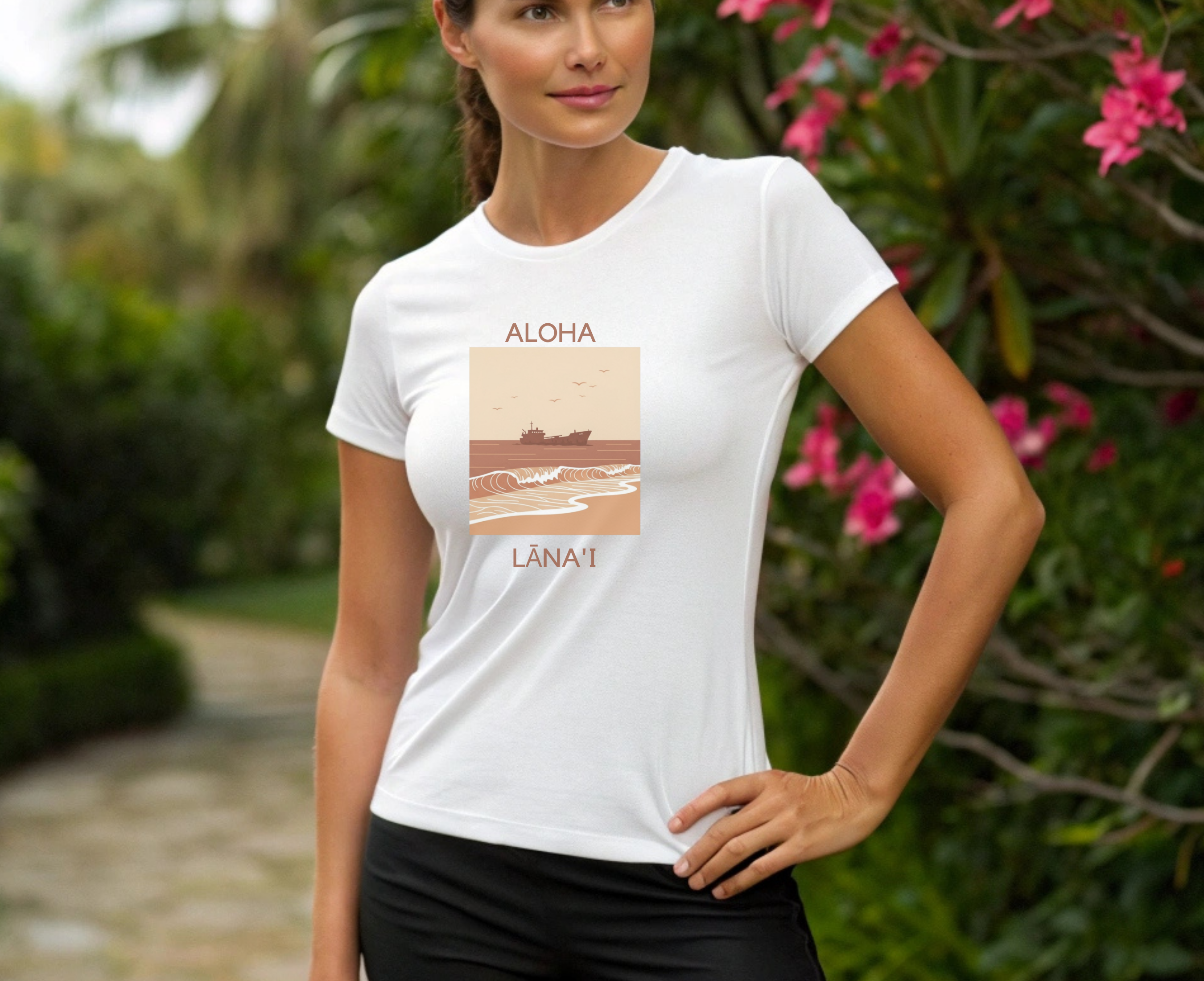 Aloha Lānaʻi Shipwreck Beach Unisex T-Shirt