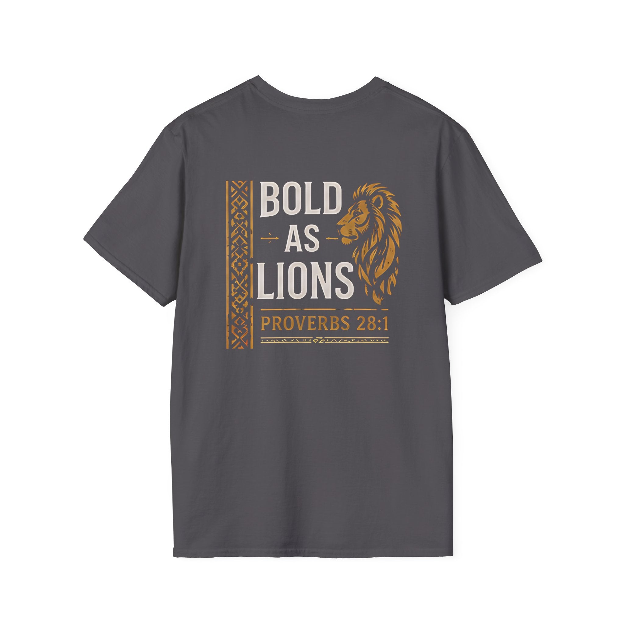 Bold as Lions Proverbs 28:1 Class of 2026 T-Shirt by Printify