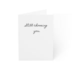 "Still Choosing You." Minimalist Single Valentine's Day Card by Printify