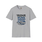 Aloha Runs Deep T-Shirt — Hawaiian Surf Vibe Tee by Printify