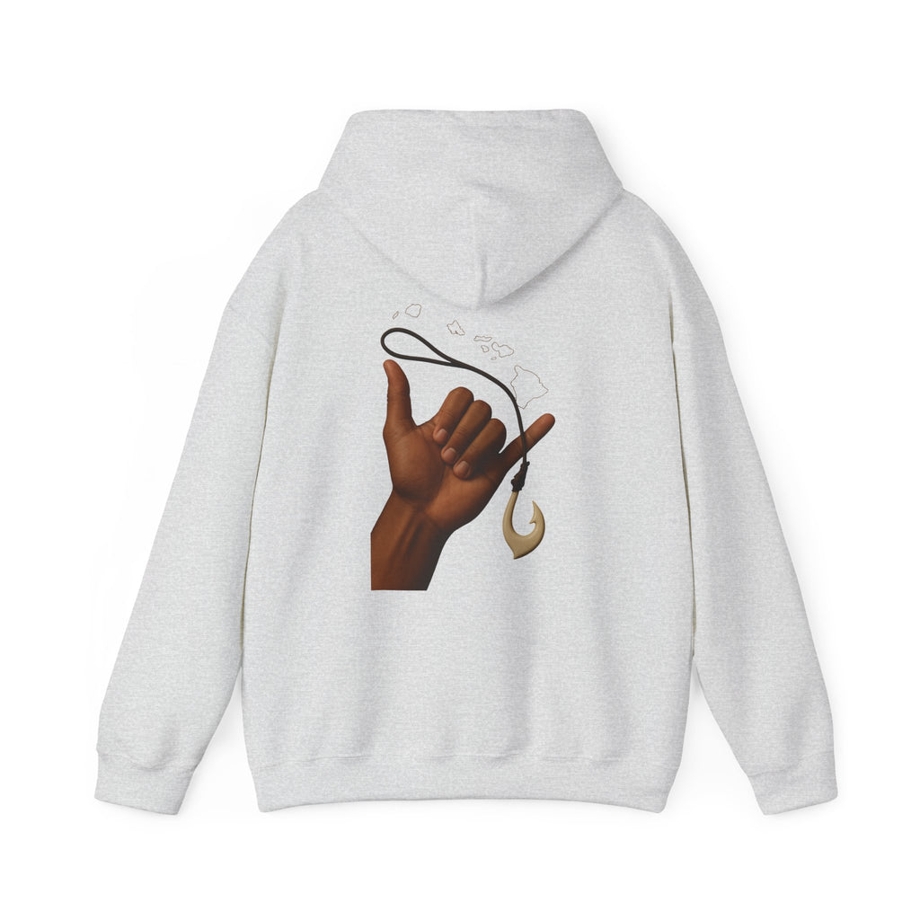 Fisher of Men Shaka Fishhook Hoodie by Printify
