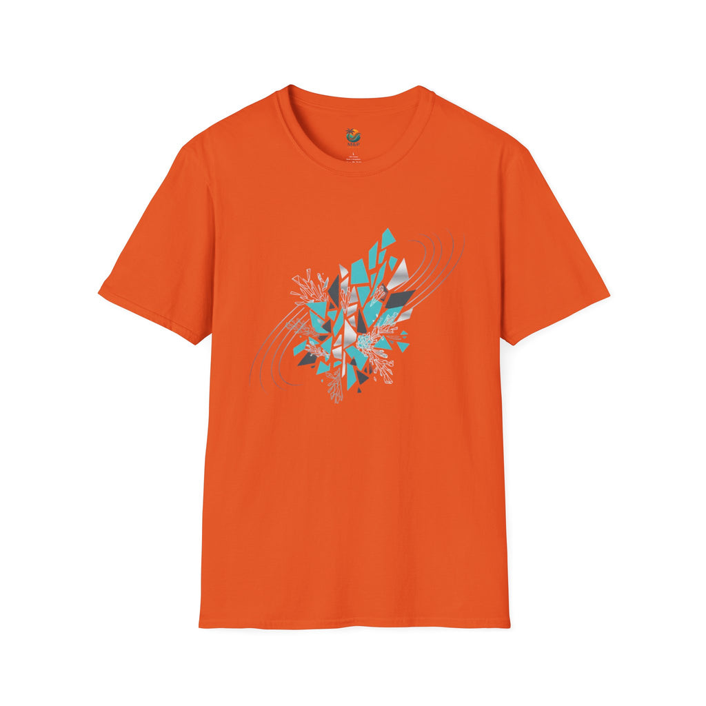 Coral Reef Abstract AI Art T-Shirt by Printify